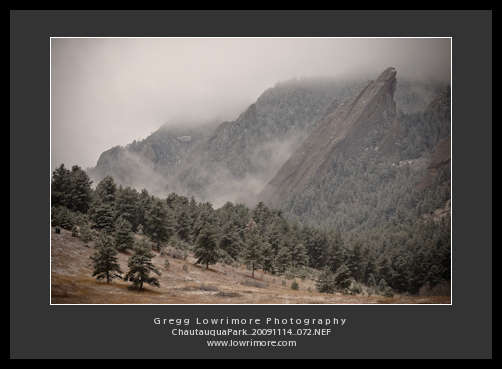 Chautauqua Park Dusting Chautauqua Park Dusting